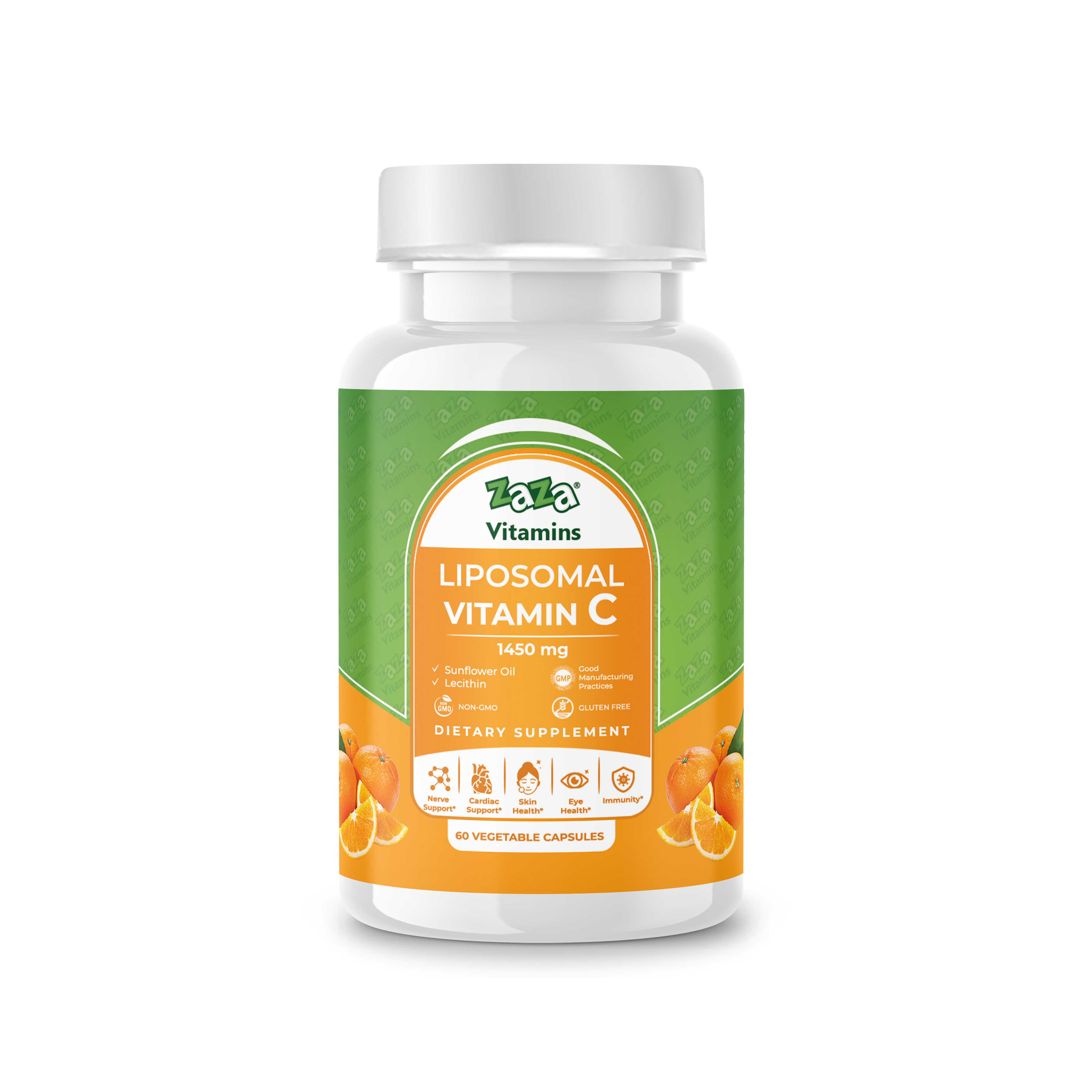 Vitamin C Liposomal VEGETABLE 60 CAPSULES 1450mg