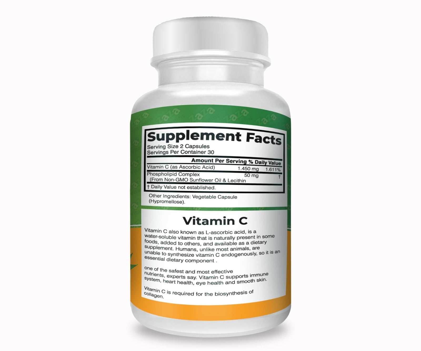 Vitamin C Liposomal VEGETABLE 60 CAPSULES 1450mg