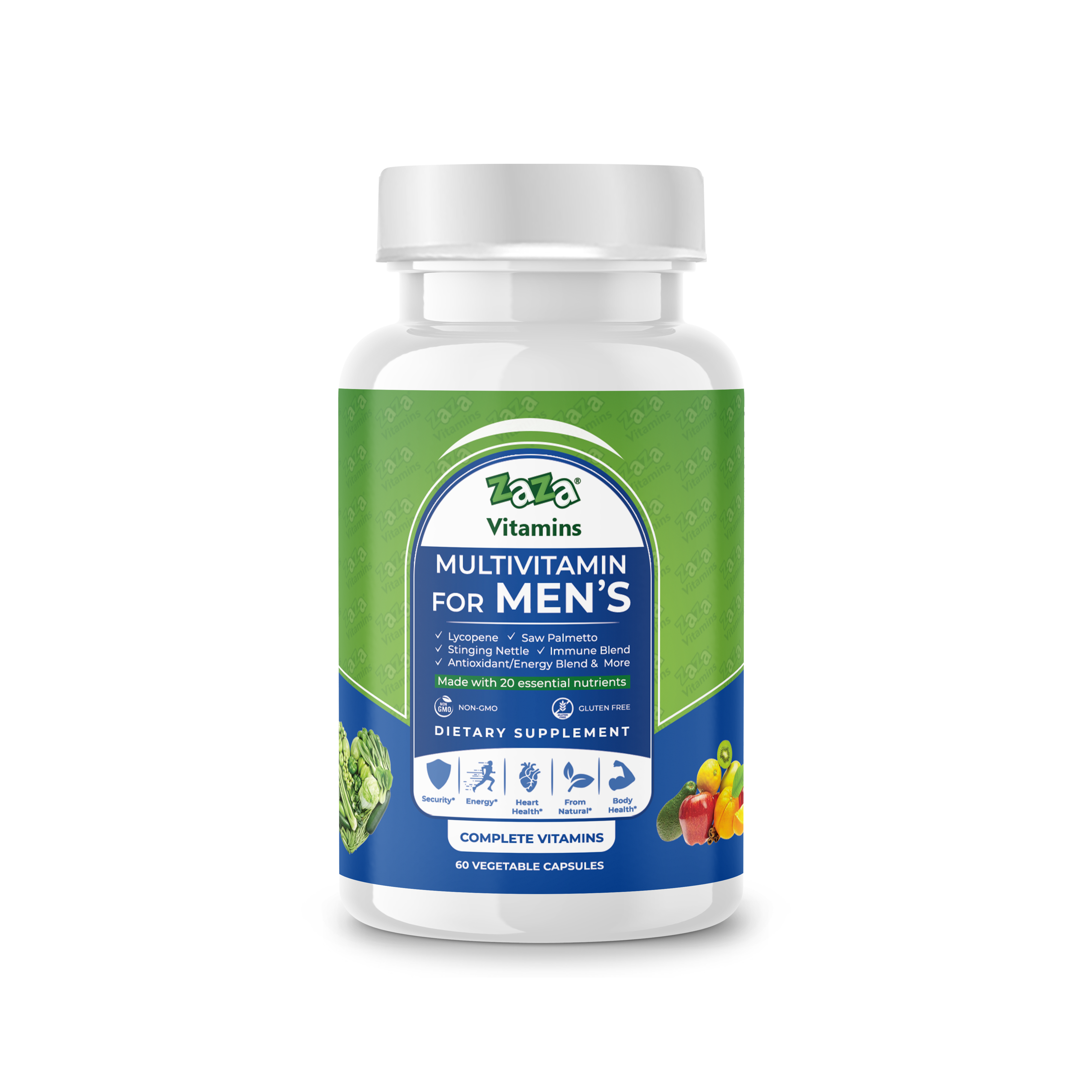 Multivitamin for Men 60 VEGETABLE CAPSULES